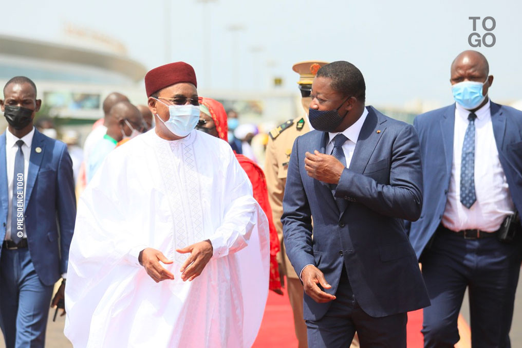 Bref déplacement du président du Niger à Lomé