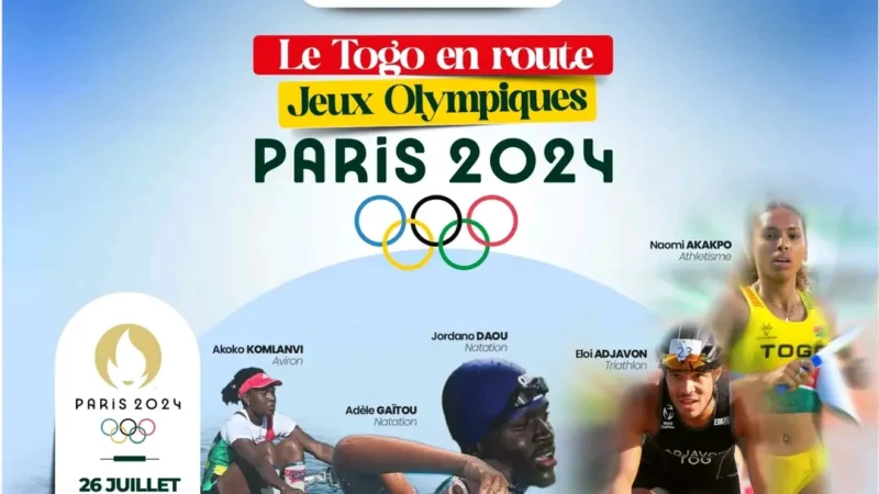 J.O Paris 2024 : Programme des athlètes togolais