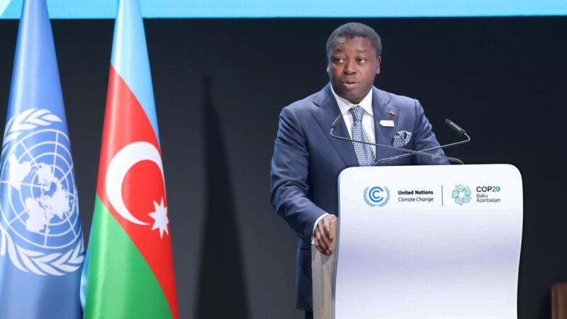 Un appel passionné pour la justice climatique : Le discours mémorable du Président Faure Essozimna Gnassingbé à la COP29