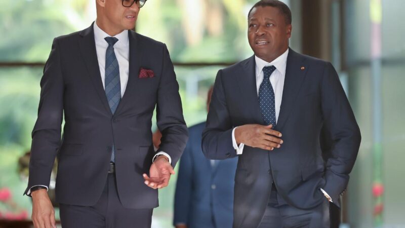 Rencontre stratégique : Le Président Faure Essozimna Gnassingbé s’entretient avec le Directeur général du Groupe Ecobank