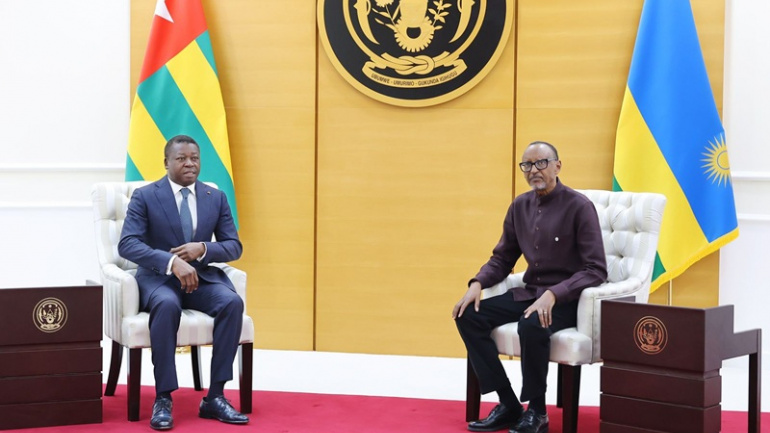 Médiation dans les Grands Lacs et coopération bilatérale : Faure Gnassingbé en visite de travail à Kigali